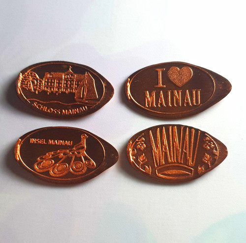 Elongated coins insel mainau - 4,