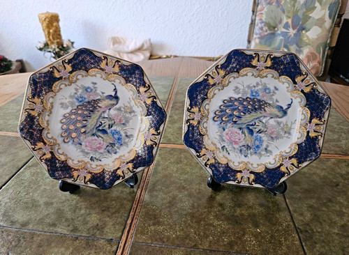 Porzellan sammelteller - 2x,