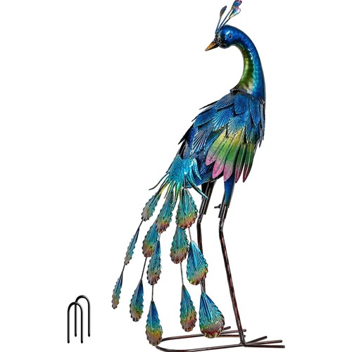 Gartendekoration pfau metall - pfau,