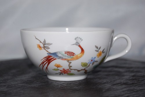 Teetasse pfau japanischer stil - pfau,