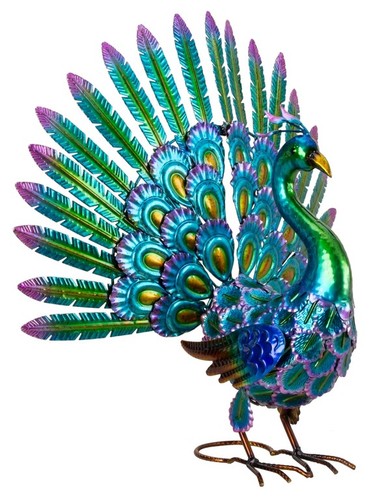 Metall pfau vogel - metall,