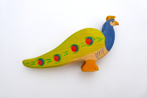 Vintage pfau holzspielzeug - vintage,