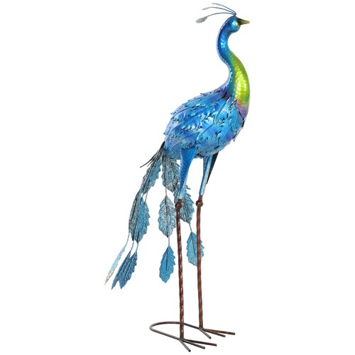 Gartenfigur pfau für garten - gartenfigur,
