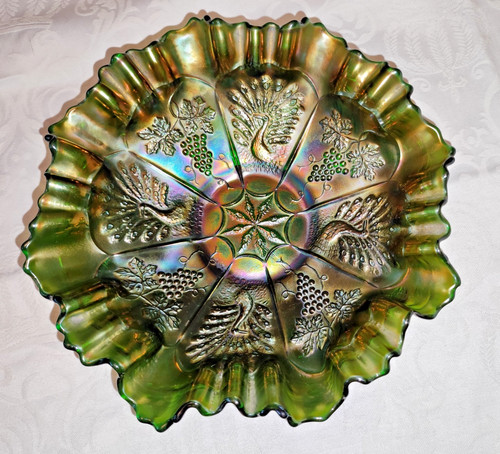 Antike 1912 fenton green pfau - fenton,