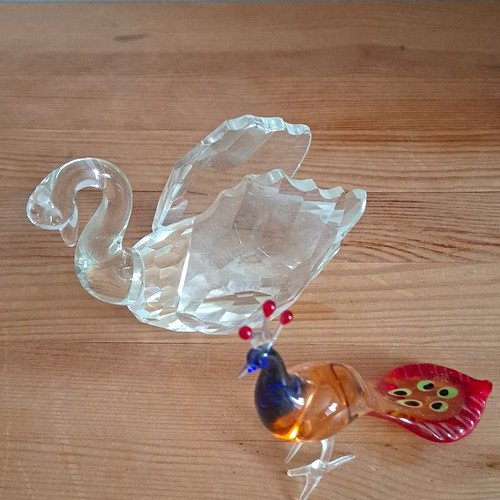 Glas dekofiguren set - glas,