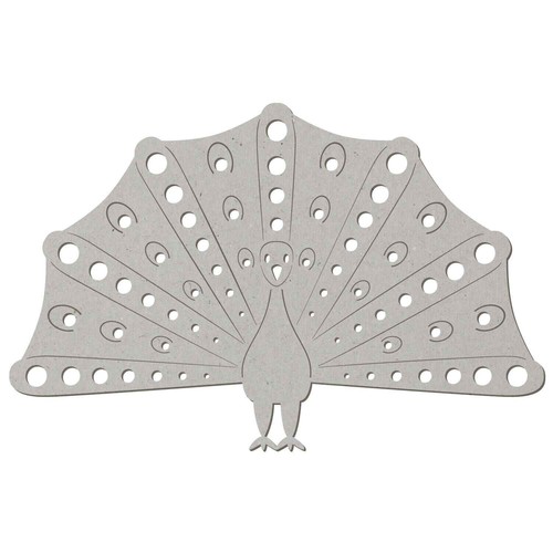 Pappe pfau basteln - -,