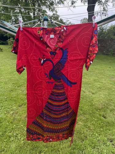 Boho kleid pfau cotton - 38,