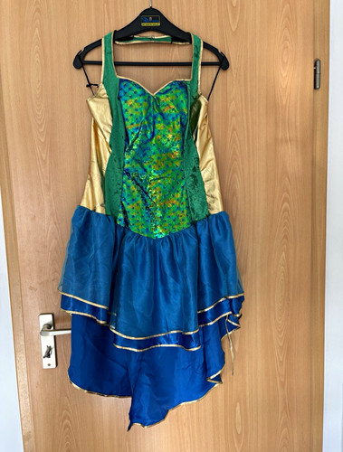 Pfau damen komplett kostüm - damen, komplett-kostüm