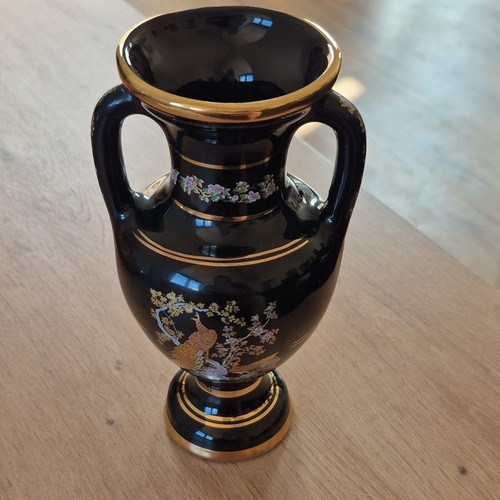 Vase kobalt goldverzierung - kobalt/goldverzierung, 24k
