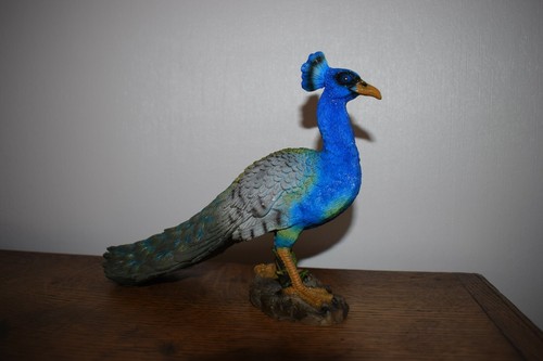 Deko pfau polyresin vogel - deko,
